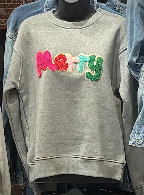 Merry Fleece Sweatshirt
