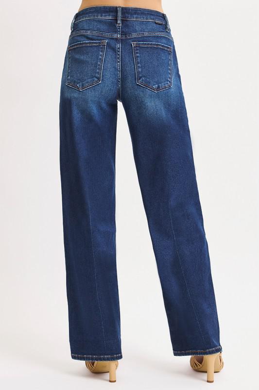 Risen Mid Rise Baggy Dark