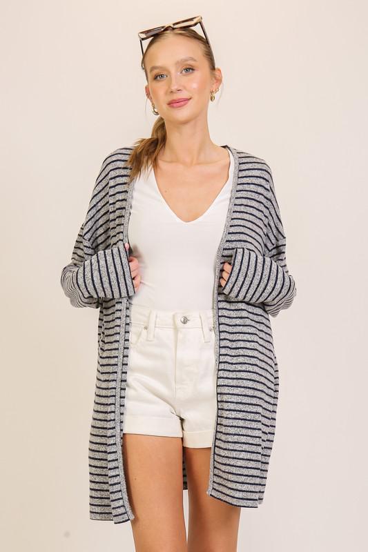 Striped Cozy Cardigan
