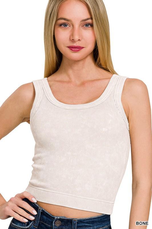 Ribbed Tank Bra