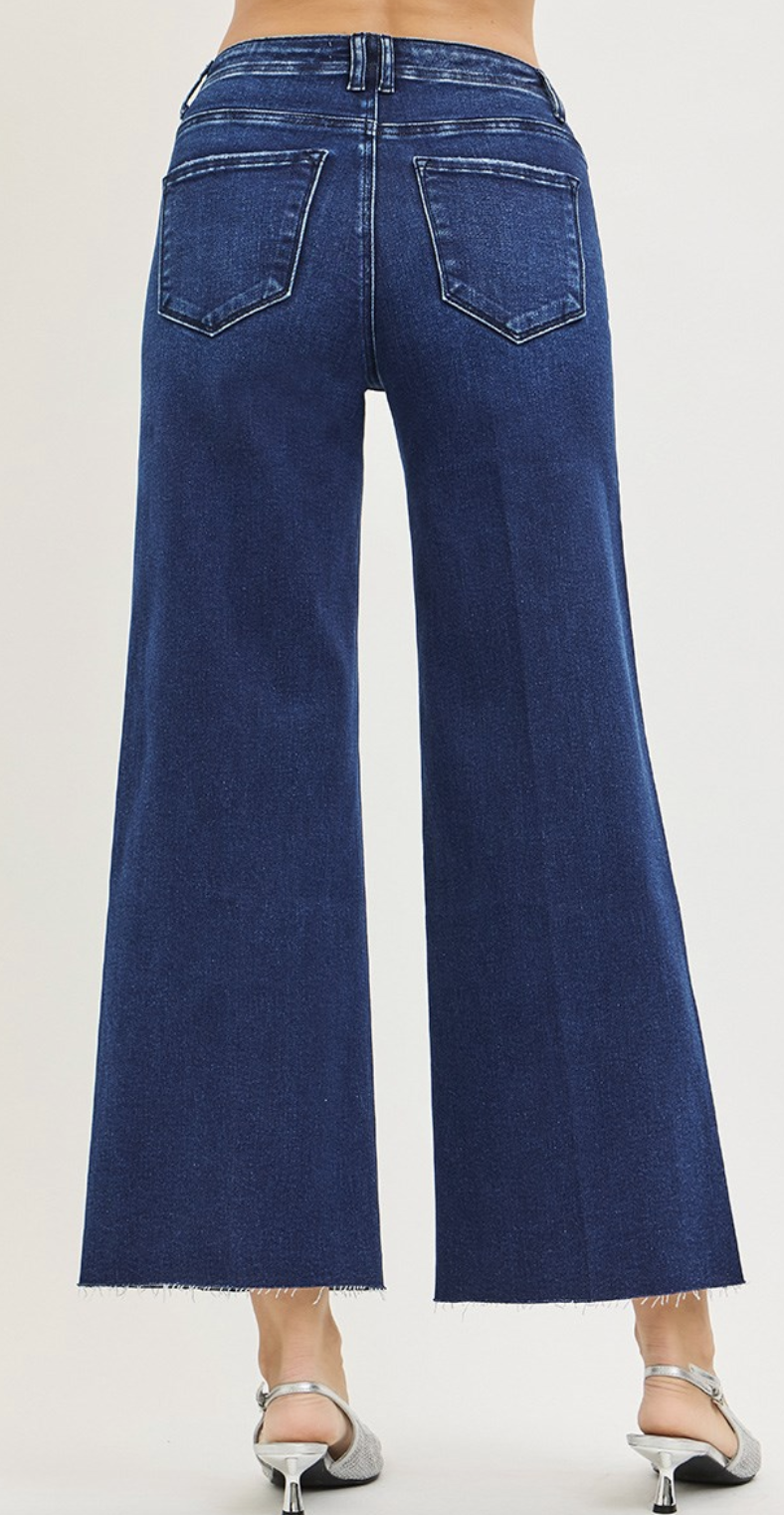 Risen HR Ankle Wide Jeans