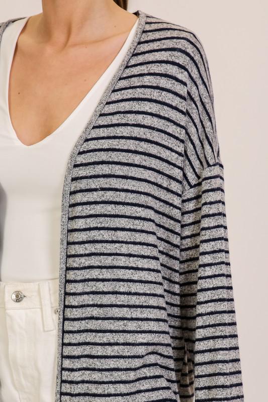 Striped Cozy Cardigan