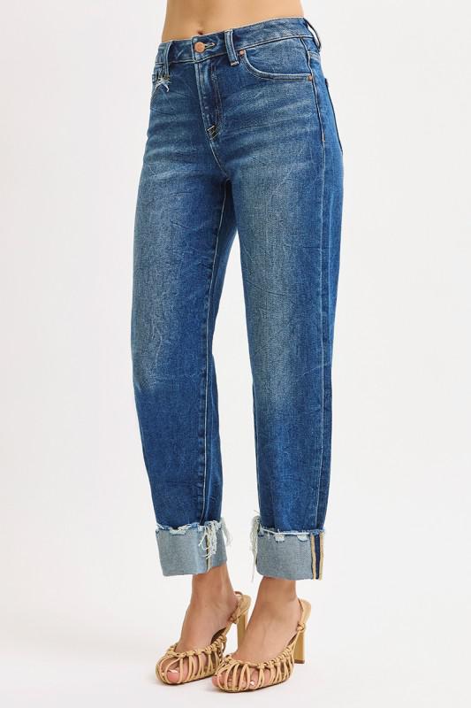 Risen HR Crop Boyfriend Jean