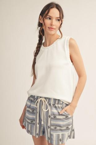 Ruffle Edge Tank