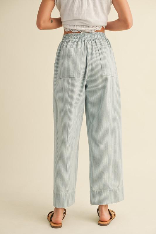 Striped Wide Leg Pants