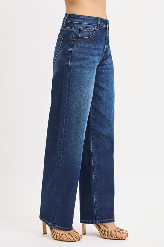 Risen Mid Rise Baggy Dark
