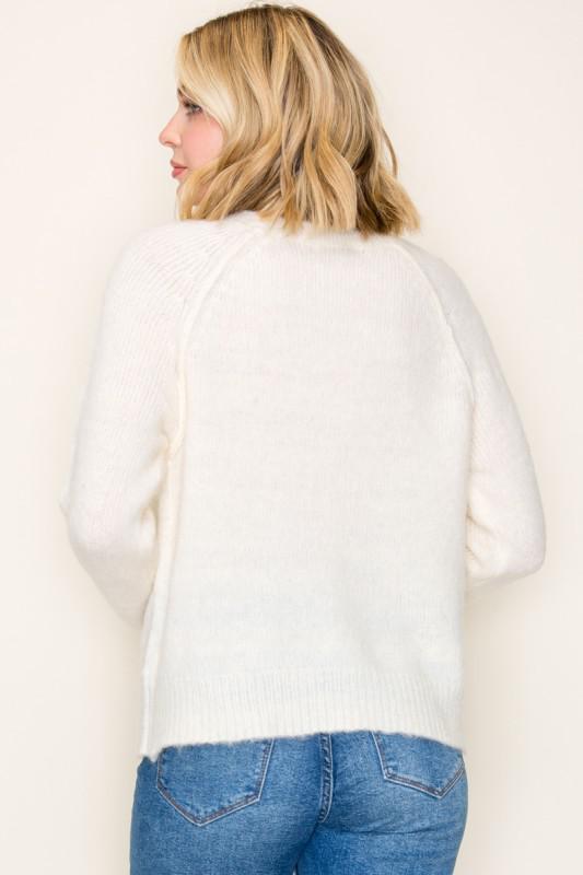 Bow Embroidery- Ivory