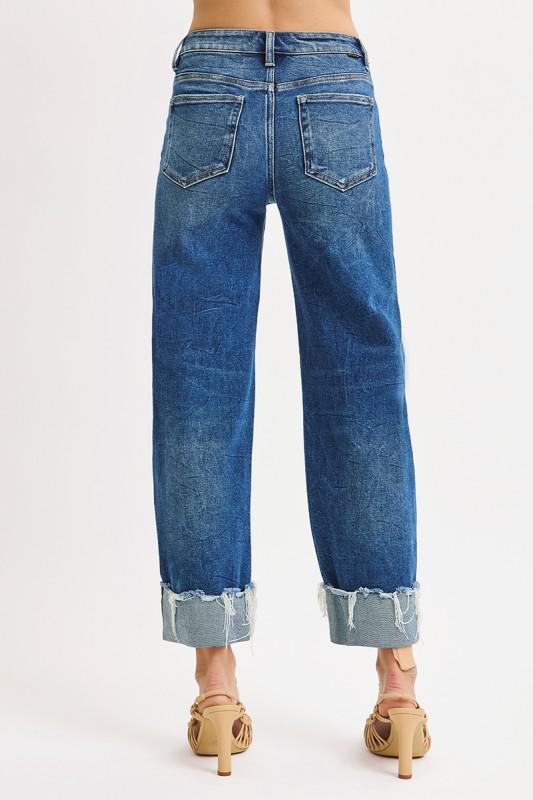 Risen HR Crop Boyfriend Jean