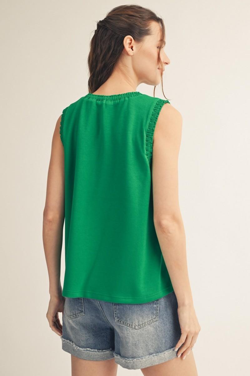 Ruffle Edge Tank