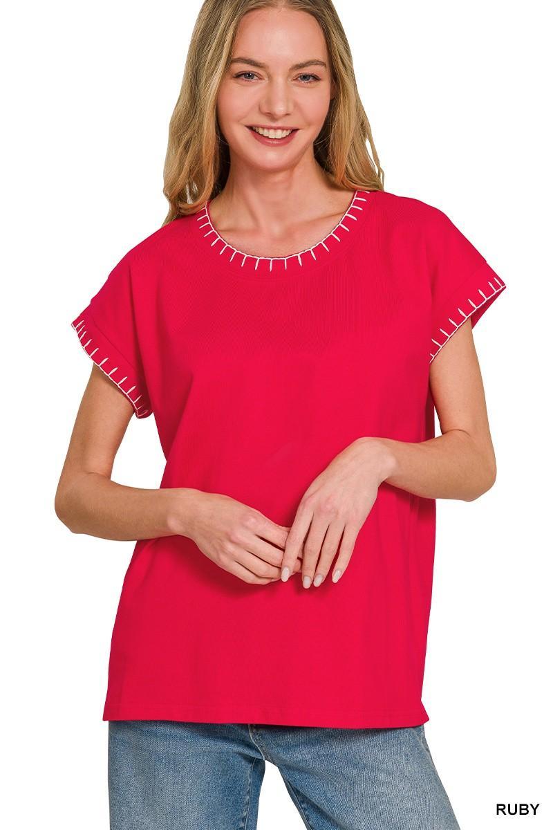 Stitch Detailed Top