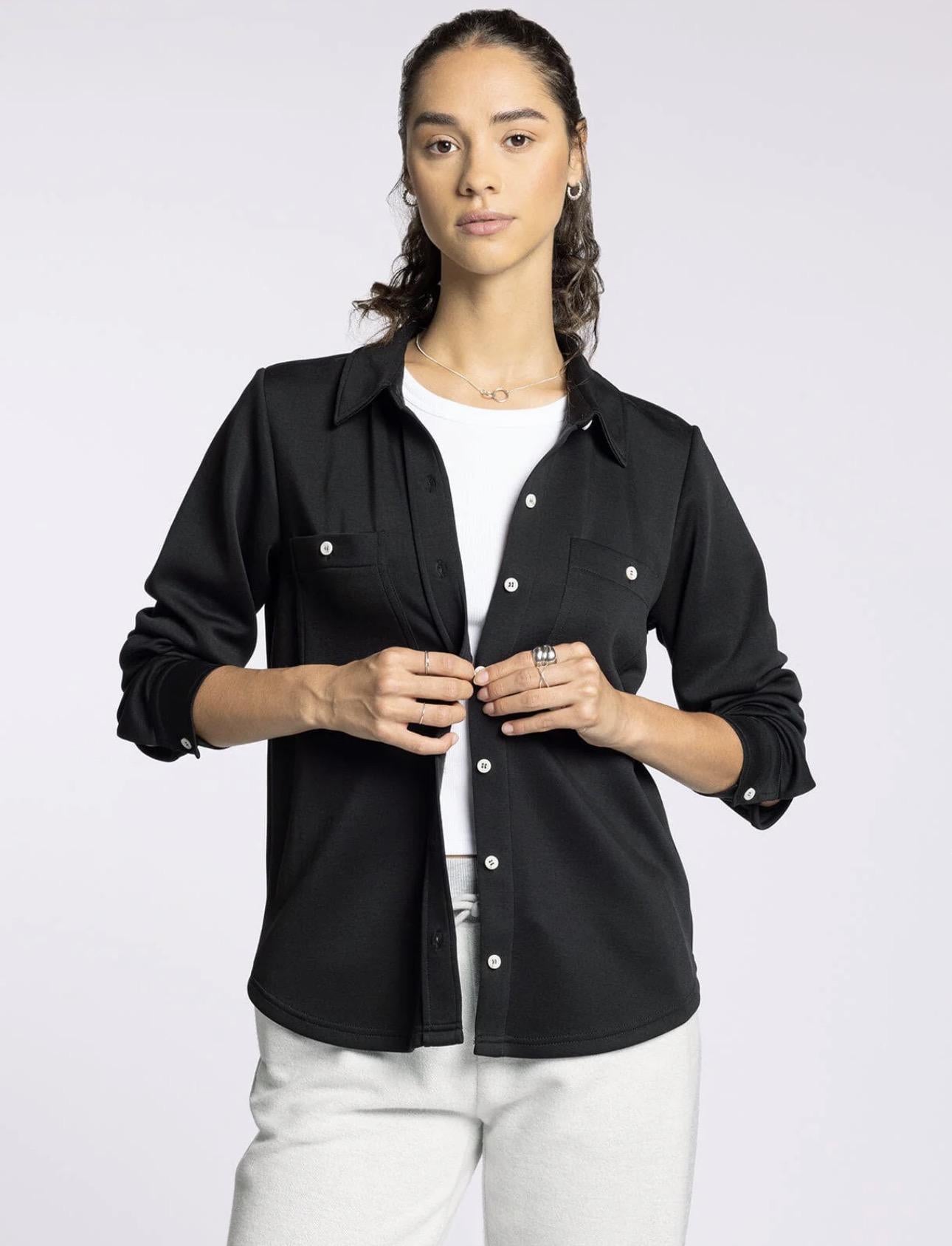 Mildred Scuba Soft Button Up