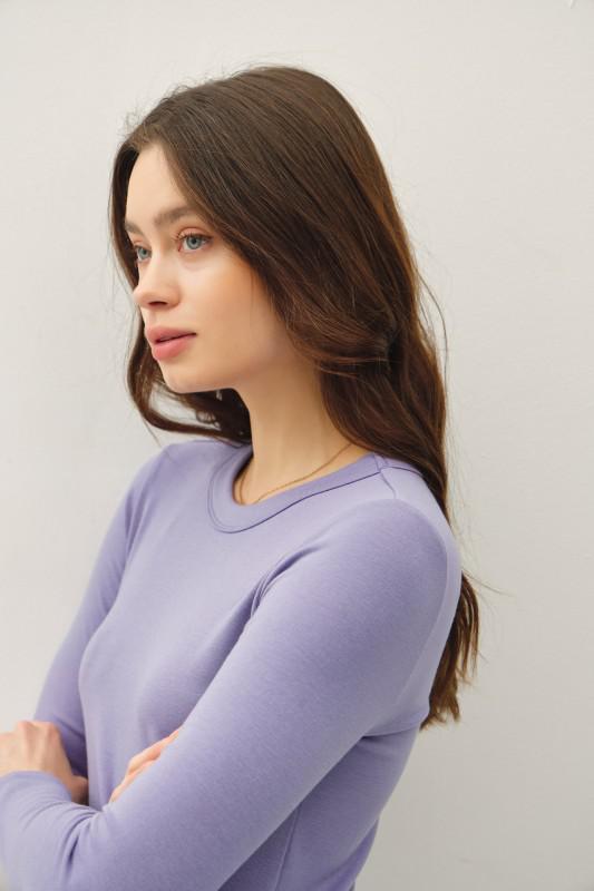 New Color-round Neck Long Sleeve Knit Top