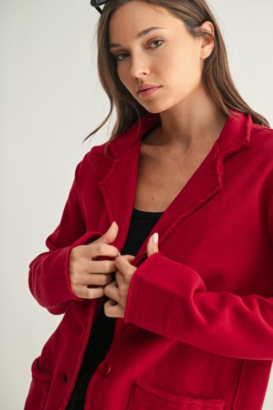 Malibu Raw Edge Revival Blazer