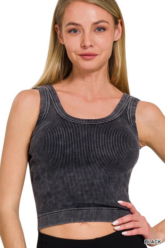 Ribbed Tank Bra