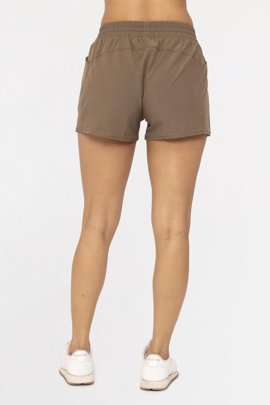 Drawstring Pocket Shorts- Java