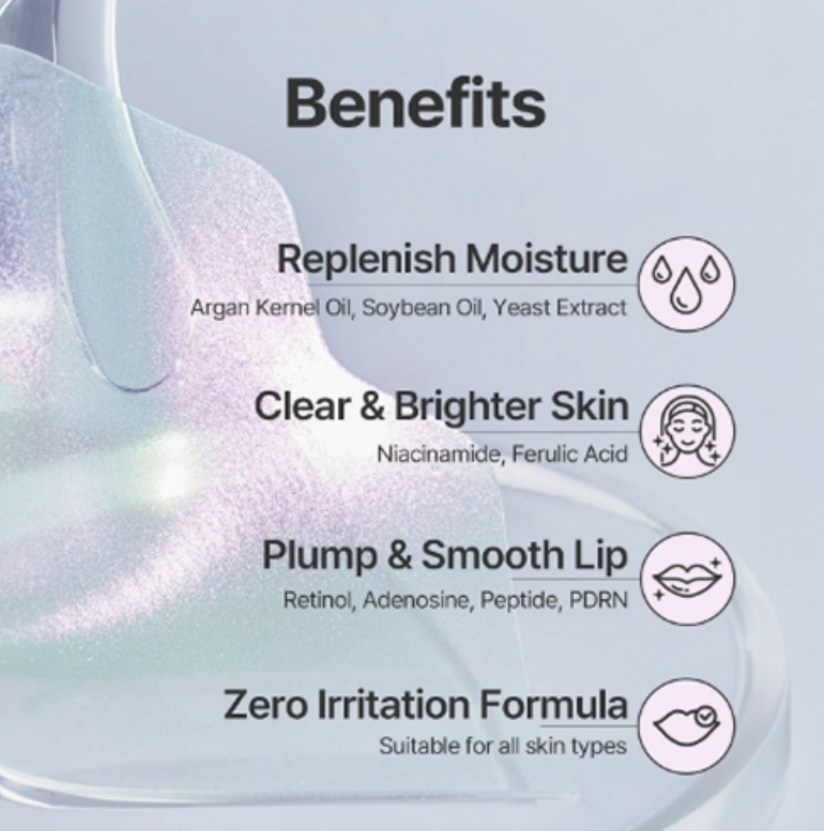 Aura Quartz Hydrogel Lip Mask