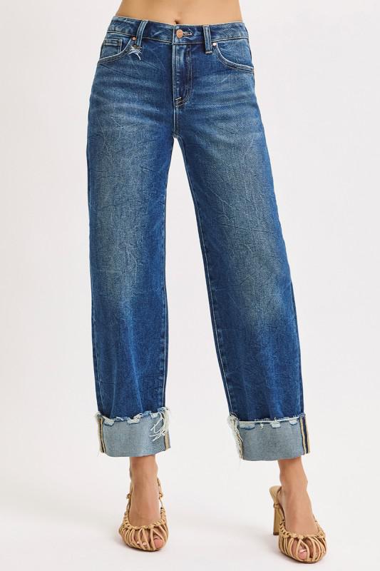 Risen HR Crop Boyfriend Jean