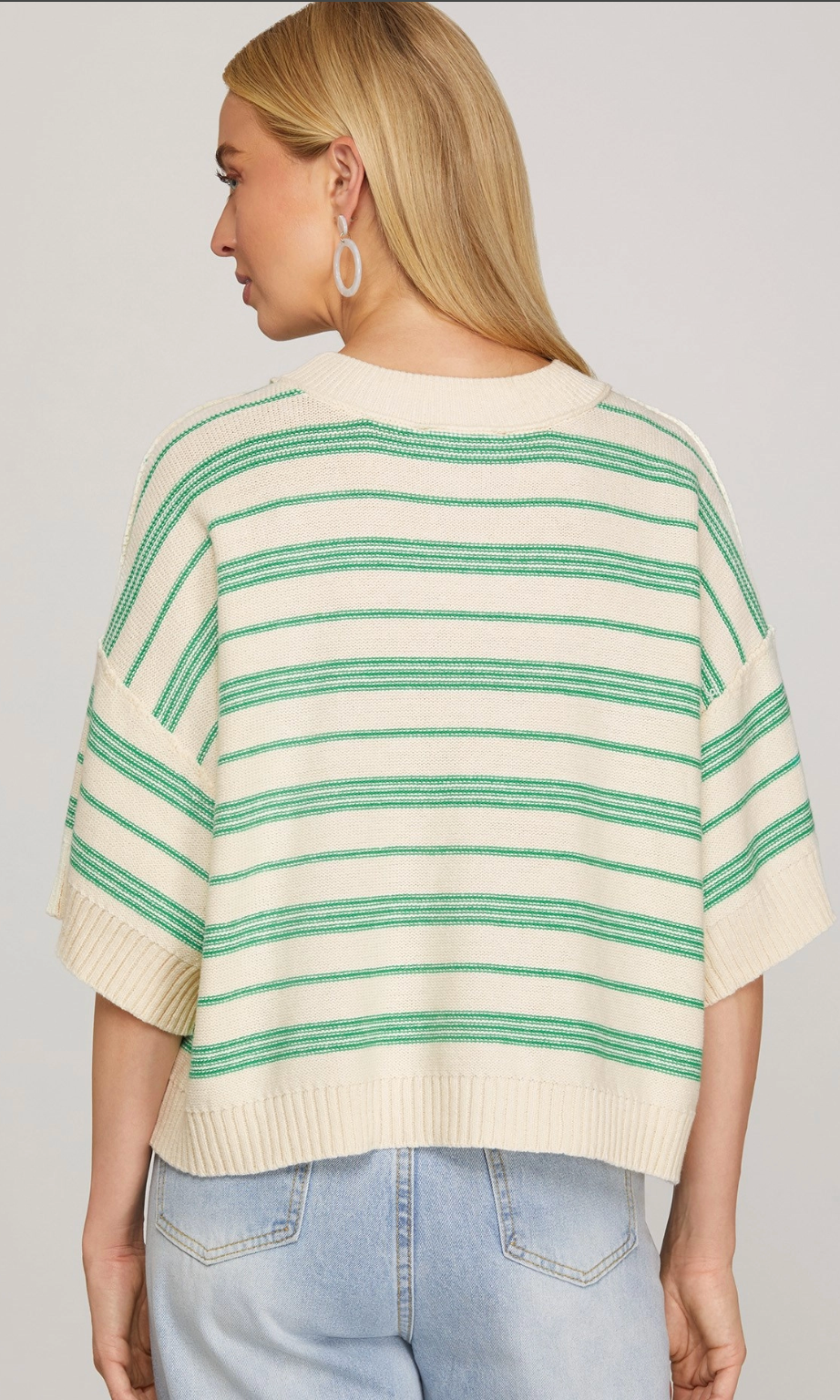 Drop Sleeve Sweater
