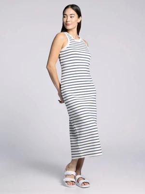 Walter Dress-Blue Stripe