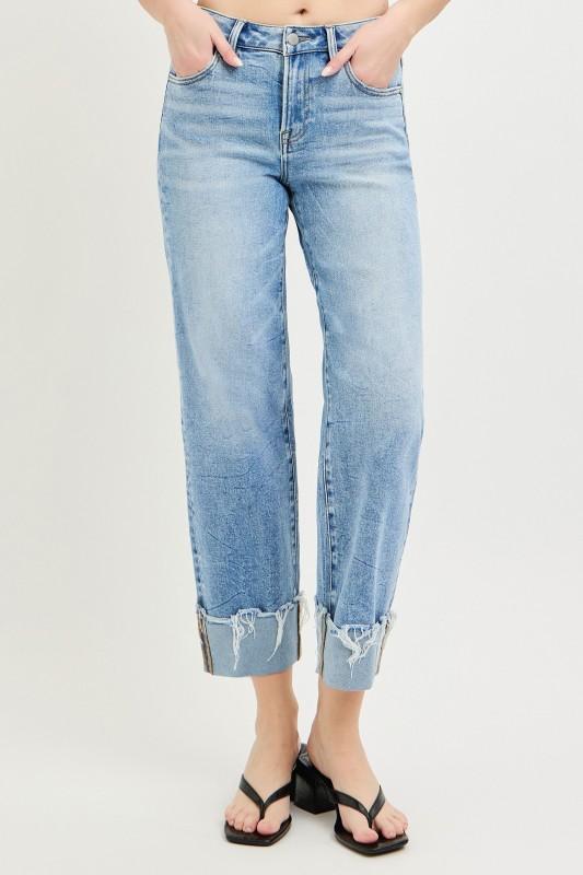 Risen HR Crop Boyfriend Jean
