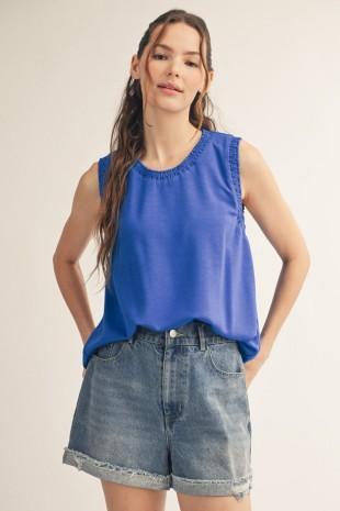 Ruffle Edge Tank