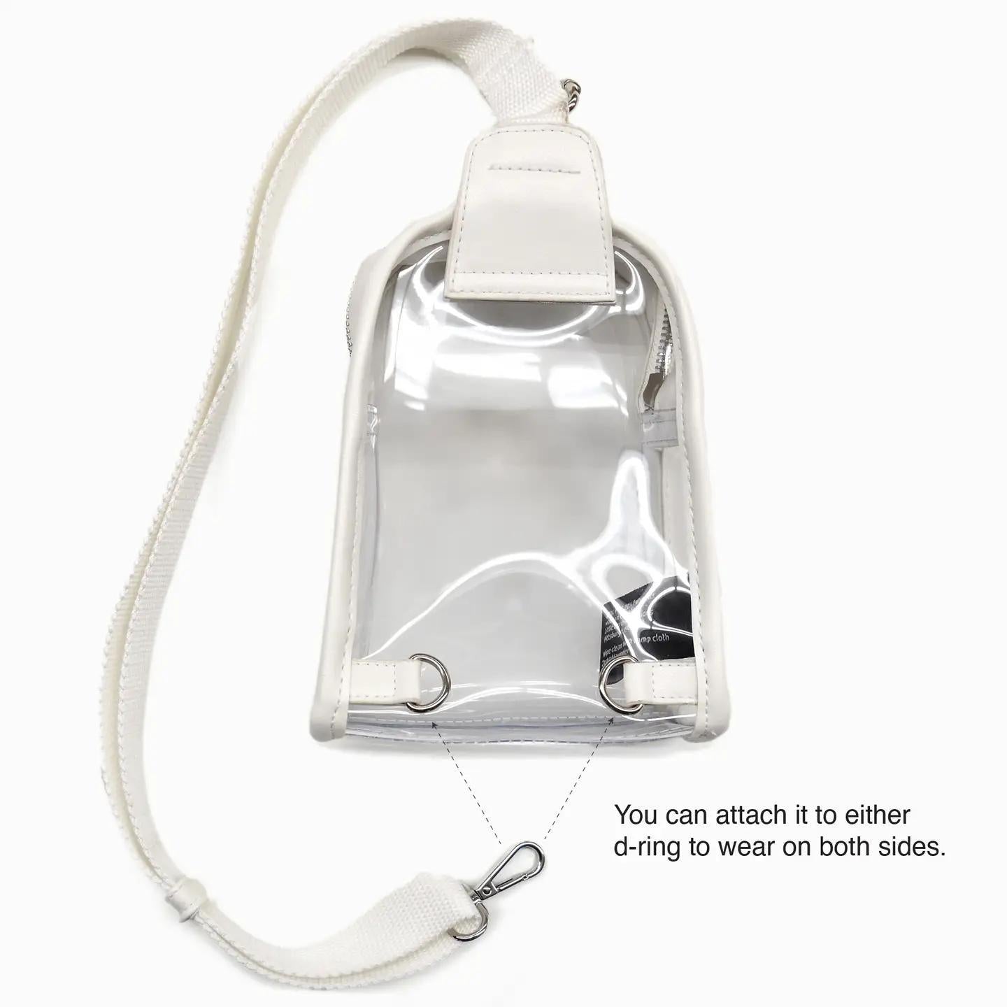 Nebraska Cornhuskers Clear 3D Mini Sling