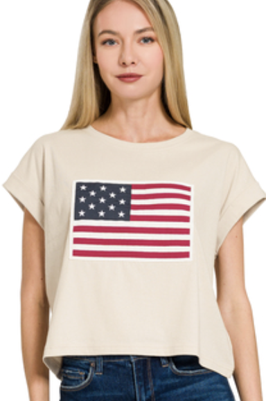 Patchwork American Flag