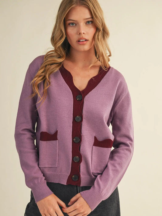 Scallop Edge Cardigan
