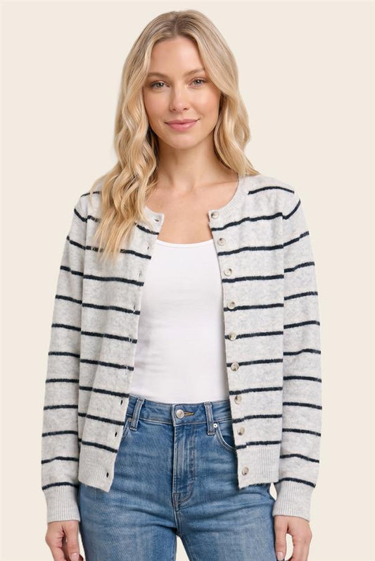 Double Stripe Cardigan