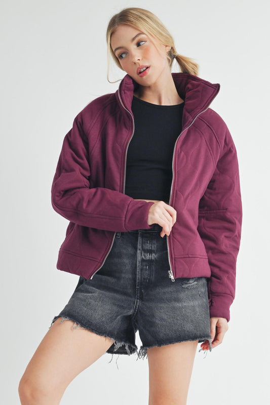 Darla Quilted Jacket - Port