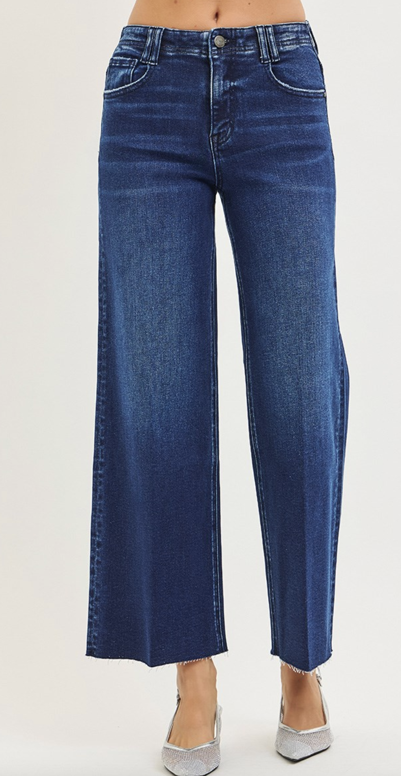 Risen HR Ankle Wide Jeans