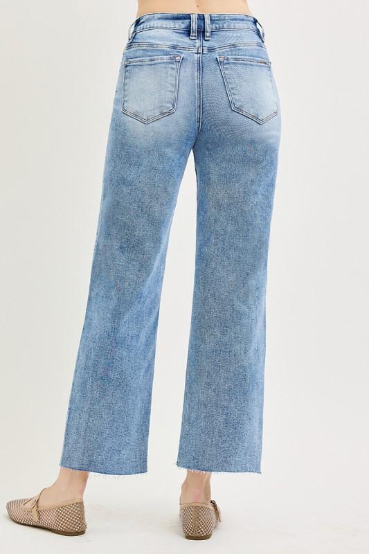 Risen Ankle Straight Seamed