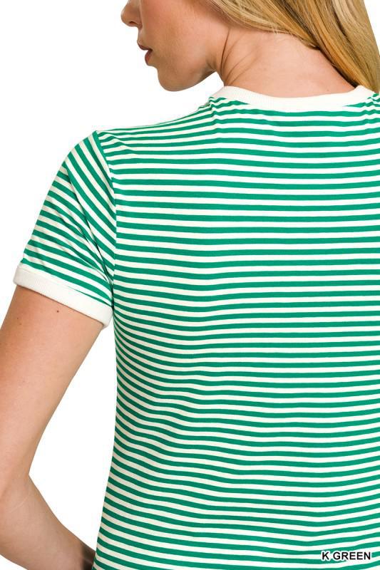 Contrast Trim Tee