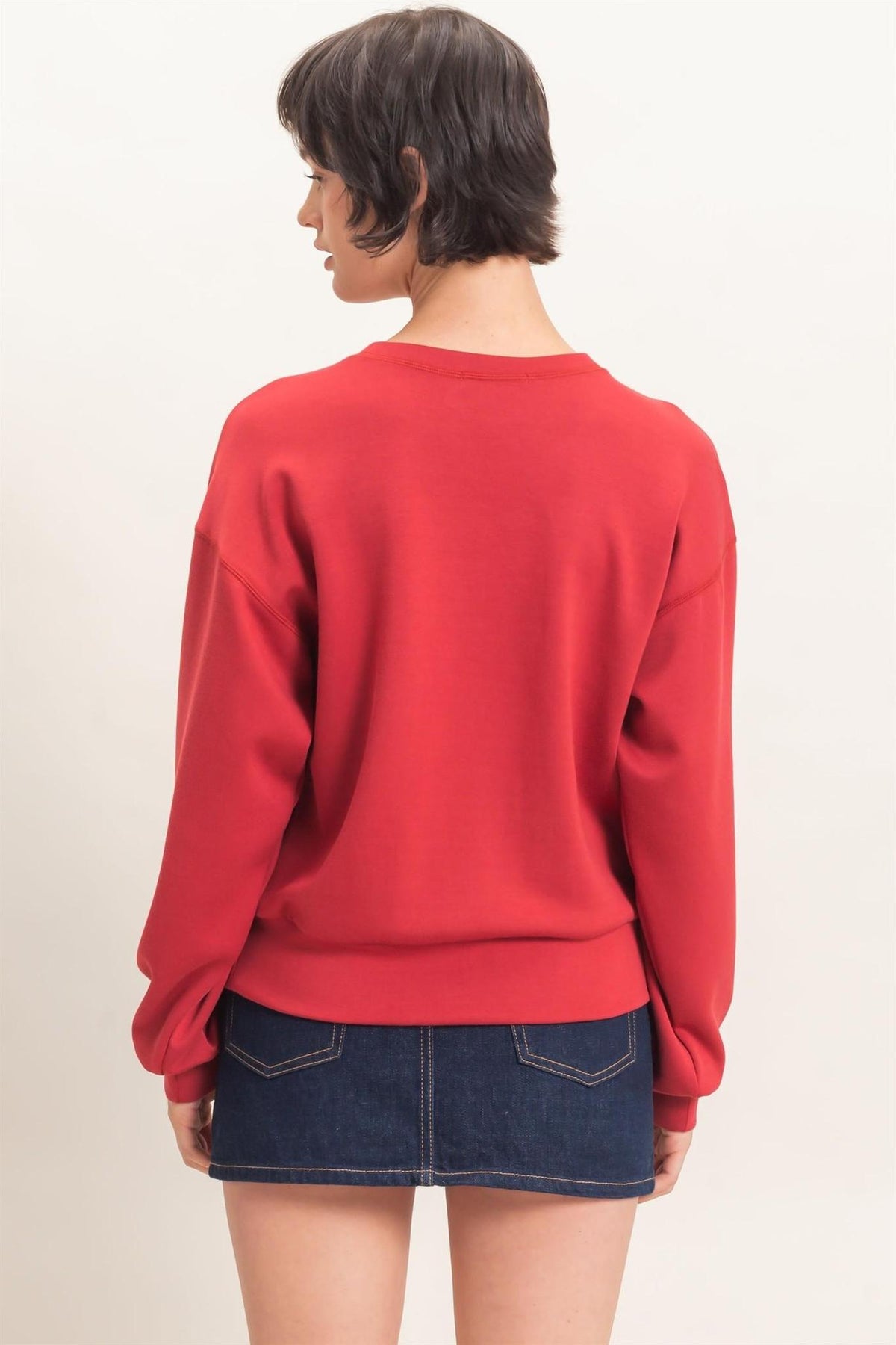 Modal Crew Knit Top