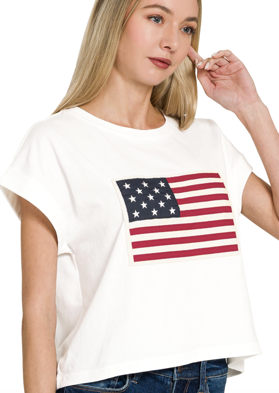 Patchwork American Flag