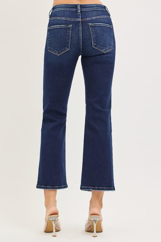 Risen TC High Rise Crop Bootcut Jeans