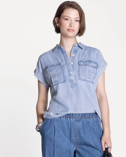 Moore Tencel Denim Top