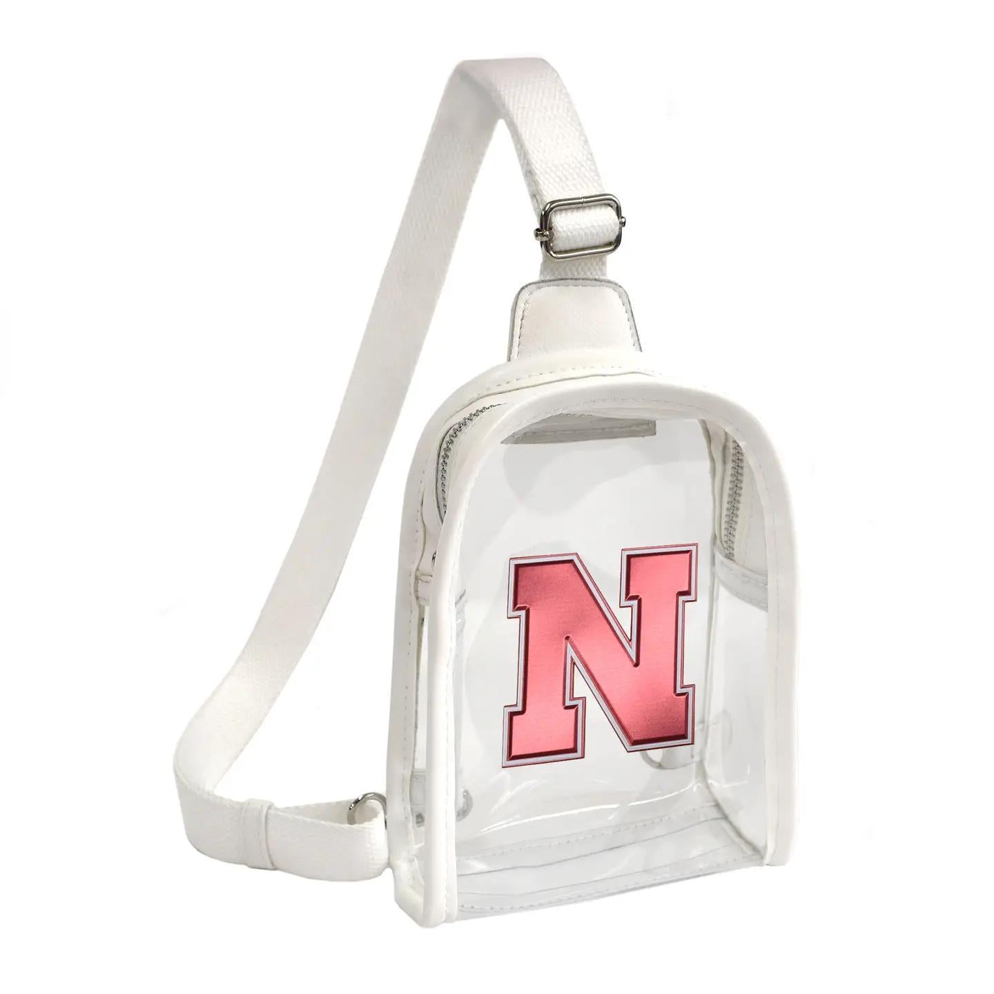 Nebraska Cornhuskers Clear 3D Mini Sling