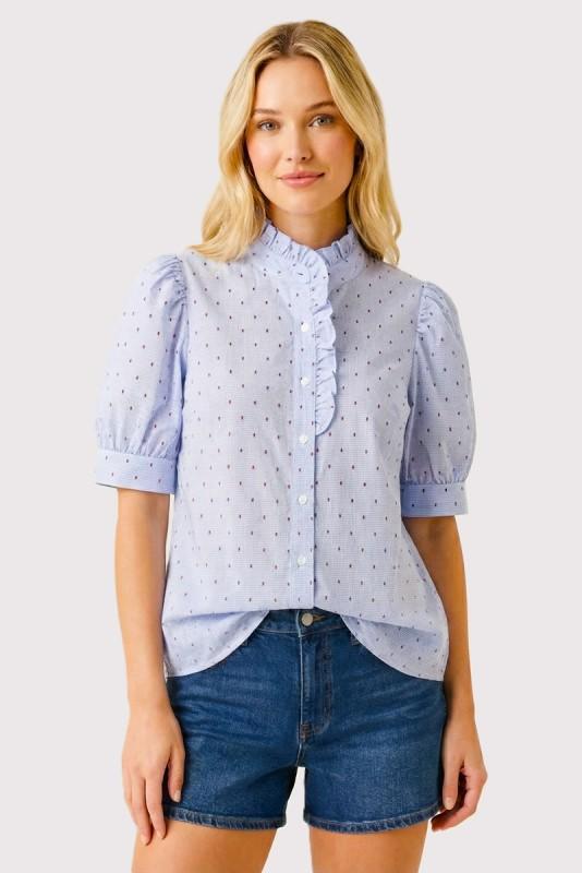 Frilled Button Down Shirt