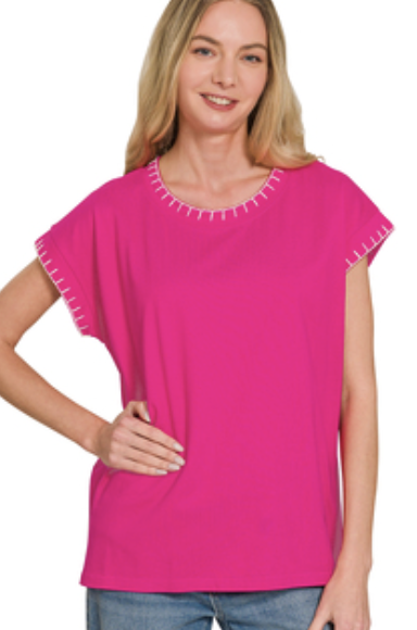 Stitch Detailed Top