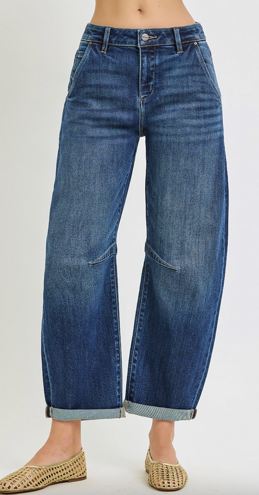 Risen Slouchy Rolled Hem Barrel