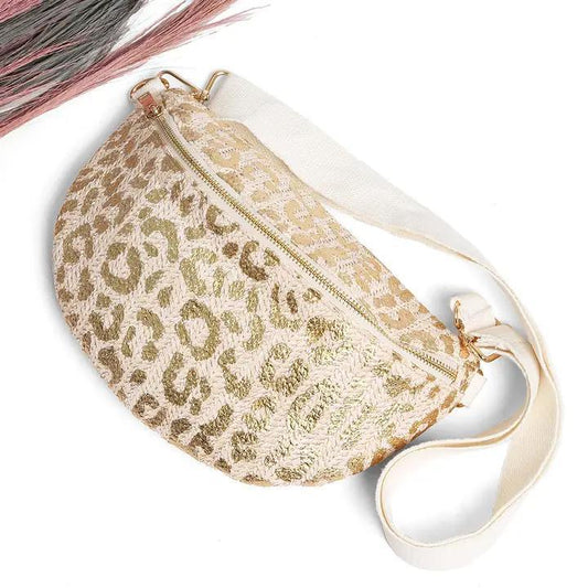 Leopard Crossbody Belt Bag