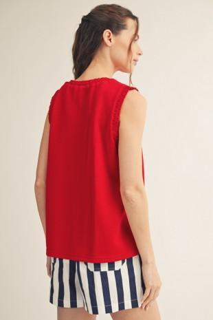Ruffle Edge Tank