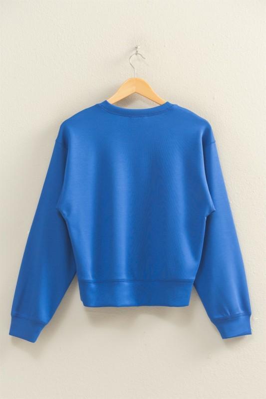 Cobalt Crew Sweatshirt