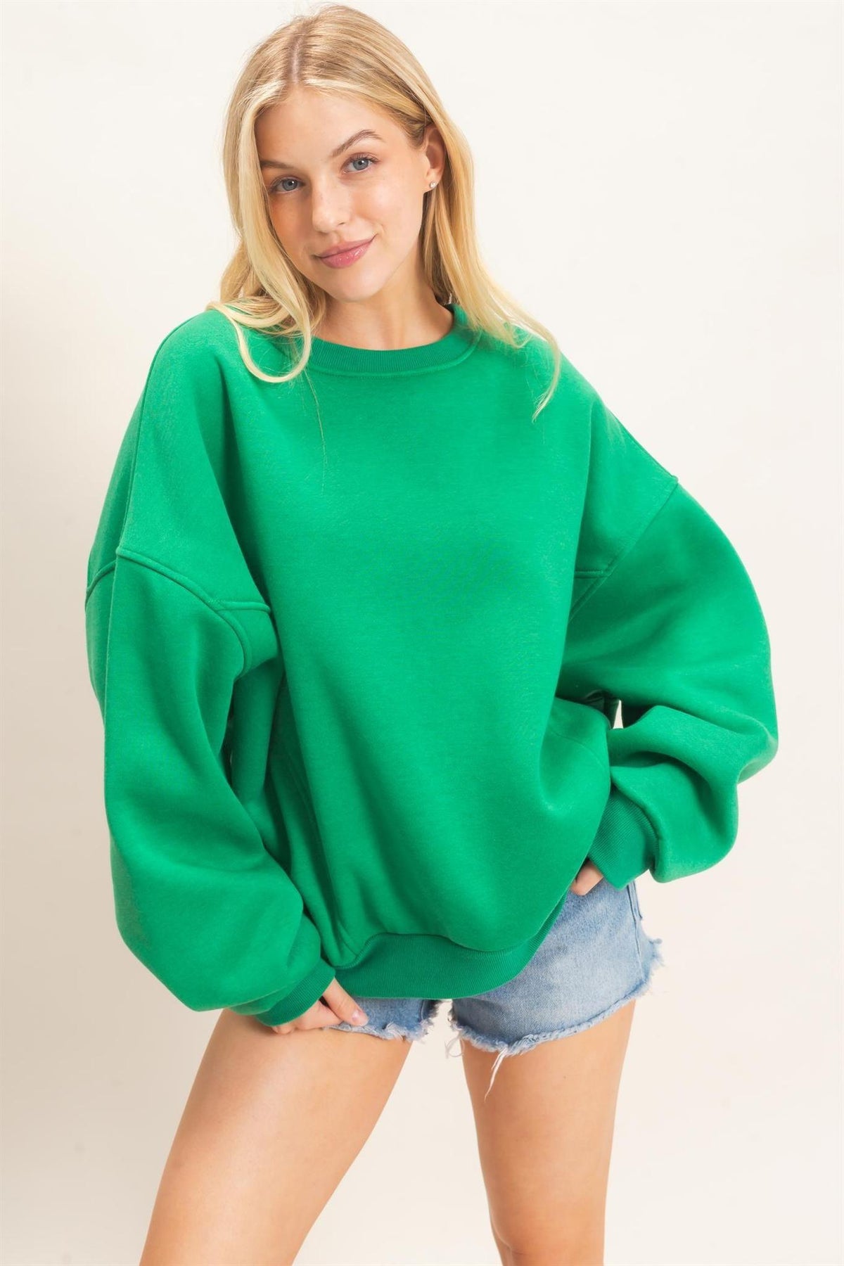 Oversized Dropped Shoulder Sweatshirt