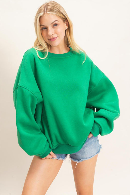 Oversized Dropped Shoulder Sweatshirt