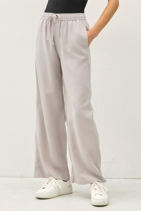 Tencel Wide Leg Pants