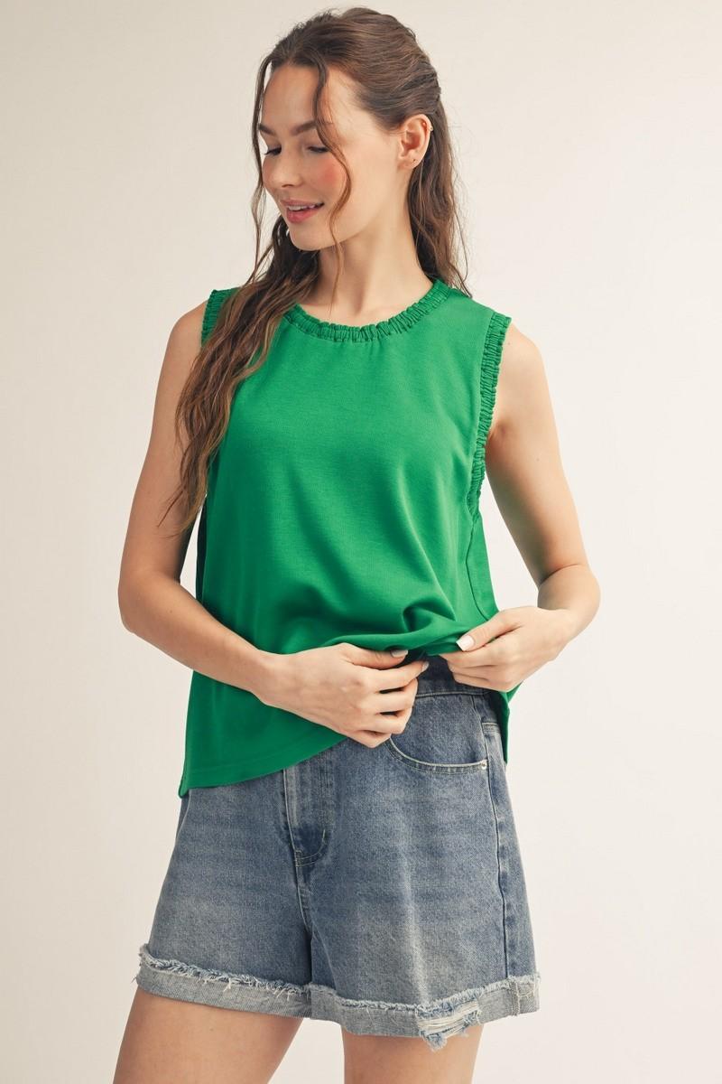 Ruffle Edge Tank