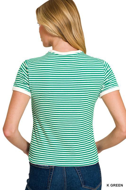 Contrast Trim Tee