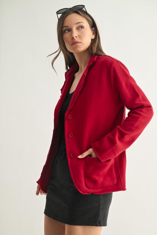 Malibu Raw Edge Revival Blazer